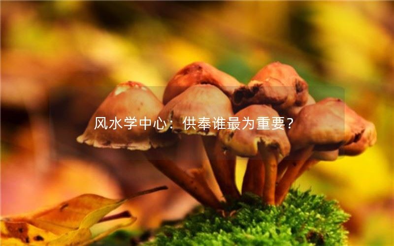 风水学中心：供奉谁最为重要？