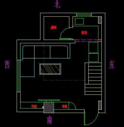 住房西北方现缺角或者是有厨房