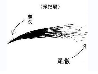 什么是扫帚眉?